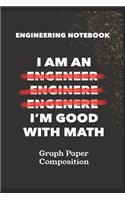 Engineering Notebook. Graph Paper Composition