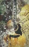 Guitar Planner: Organizer, Calendar, Schedule, New Year Agenda, Notebook, (110 Pages, Lined, 6 x 9)