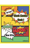 Create Your Own Comics With This Comic Book Journal Notebook: : Over 160 Pages Large Big 8.5" x 11" Cartoon / Comic Book (Blank Comic Books)