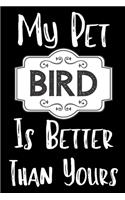 My Pet Bird Is Better Than Yours