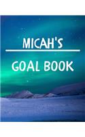 Micah's Goal Book: New Year Planner Goal Journal Gift for Micah / Notebook / Diary / Unique Greeting Card Alternative