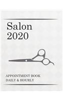 2020 Salon Appointment Book Daily & Hourly
