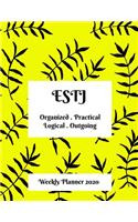 ESTJ Weekly Planner