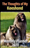 The Thoughts of My Keeshond: Monthly Planner