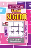 Sudoku Small Suguru - 200 Master Puzzles 6x6 (Volume 12)