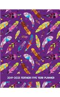 2019-2023 Feathers Five Year Planner
