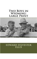 Two Boys in Wyoming