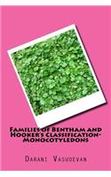 Families of Bentham and Hooker Classification- Monocotyledons