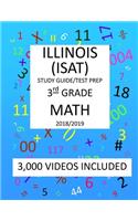 3rd Grade ILLINOIS ISAT, 2019 MATH, Test Prep