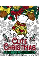 Cute Christmas Adult Coloring Book