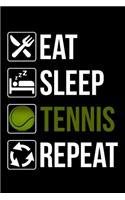 Eat Sleep Tennis Repeat