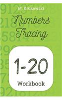 Tracing Numbers 1-20: Writing Workbook