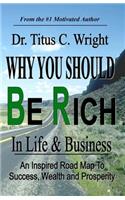 Why You Should Be Rich in Life and Business: An Inspired Road Map to Success, Wealth and Prosperity.