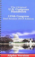 The Original U.S. Congress Handbook: 115th Congress, 2nd Session