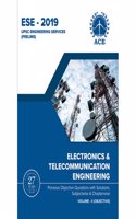 Ese 2019 Prelims Electronics And Telecommunications Engineering Objective Volume 2  Previous Objective Questions With Solutions, Subject Wise And Chapter Wise