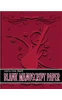 Useful Tool Prints Blank Manuscript Paper