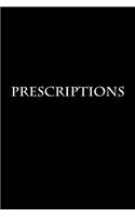 Prescriptions