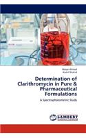 Determination of Clarithromycin in Pure & Pharmaceutical Formulations