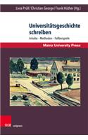 Universitatsgeschichte Schreiben