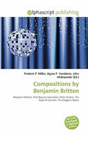 Compositions by Benjamin Britten: (English)