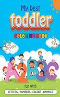 My Best Toddler Coloring Book