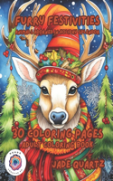 Furry Festivities Animals Adorned in Holiday Splendor