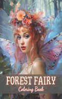 Forest Fairy Coloring Book for Adult