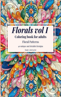 Florals vol1 Coloring Book For Adults