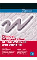 Clinical Interpretation of the WAIS-III and Wms-III