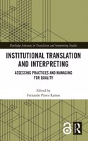 Institutional Translation and Interpreting