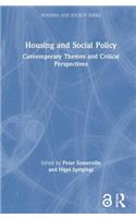 Housing and Social Policy