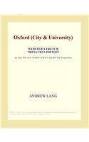 Oxford (City & University) (Webster's French Thesaurus Edition)