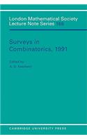 Surveys in Combinatorics, 1991