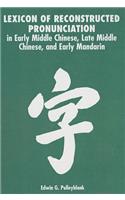 Lexicon of Reconstructed Pronunciation