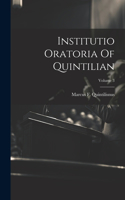 Institutio Oratoria Of Quintilian; Volume 3