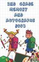 2nd Grade Memory and Autographs Book: Cute End of School Year Memories Keepsake Journal