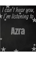 I can't hear you, I'm listening to Azra creative writing lined notebook