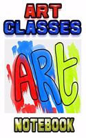 Art Classes Notebook: Drawing Sketchpad and Journal, 8x10 Diary, Drawing Sketchbook, Art Student Gift(51 School Notebooks)