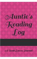 Auntie's Reading Log: A Book Lovers Journal