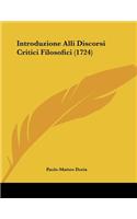 Introduzione Alli Discorsi Critici Filosofici (1724)