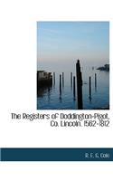 The Registers of Doddington-Pigot, Co. Lincoln. 1562-1812