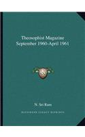 Theosophist Magazine September 1960-April 1961