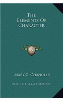 The Elements Of Character