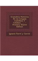 Gramatica Historica de Las Lenguas Castellana y Catalana ...... - Primary Source Edition