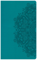 CSB Super Giant Print Reference Bible, Teal Leathertouch