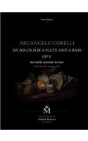 Corelli Six solos for a flute and a bass with the Follia