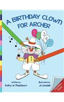 Birthday Clown for Archer Coloring Book