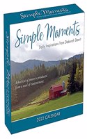 Simple Moments: Daily Inspirations from Deborah Dewit 2022 Boxed Daily Calendar