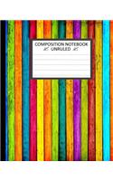 Unruled Composition Notebook: Unruled Composition Notebook 8" x 10". 120 Pages.: Unruled Composition Notebook: Unruled Composition Notebook 8" x 10". 120 Pages. Beautiful Colored