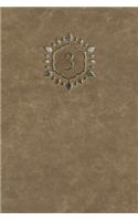 Monogram "3" Any Day Planner Journal: (29 Monogram Raw 365 Planner)